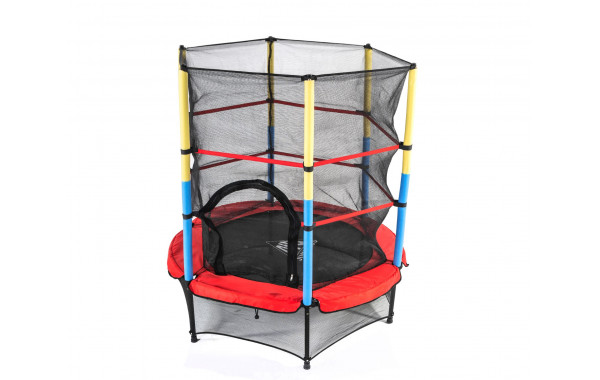 Батут DFC Jump kids 55" (137см) 55INCH-JD-RYB красно-желто-синий 600_380