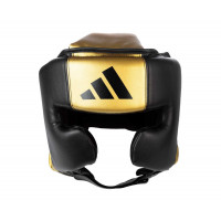 Шлем боксерский Adidas Speed 350 Pro Head Gear adiSPD350HG черно-золотой