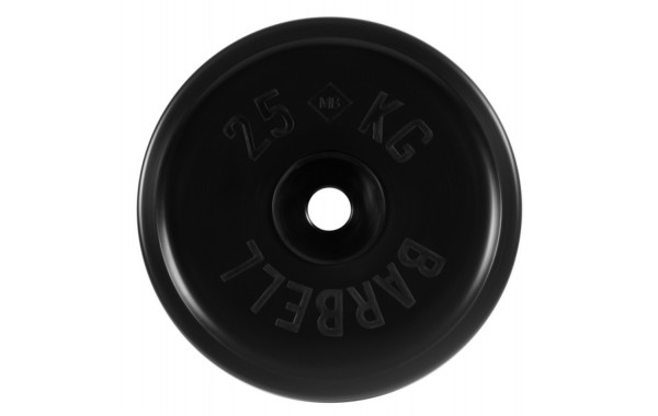 Диск олимпийский d51мм евро-классик MB Barbell MB-PltBE-25 25 кг черный 600_380