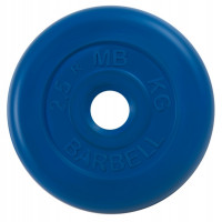 Диск обрезиненный d31мм MB Barbell MB-PltC31-2,5 2,5 кг синий