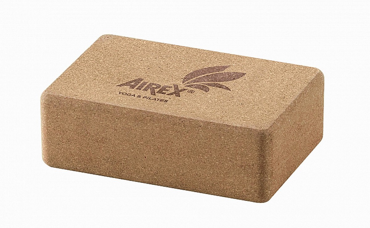 Блок для йоги Airex ECO Cork Block YOGAECOCB 1200_739