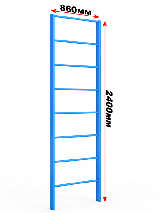 Шведская стенка уличная Glav высота 2400 мм 14.7.100-2400 526_700