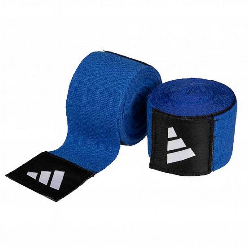 Бинты боксерские Boxing Mexican Style Pro Hand Wrap adiBP032S синий 800_800