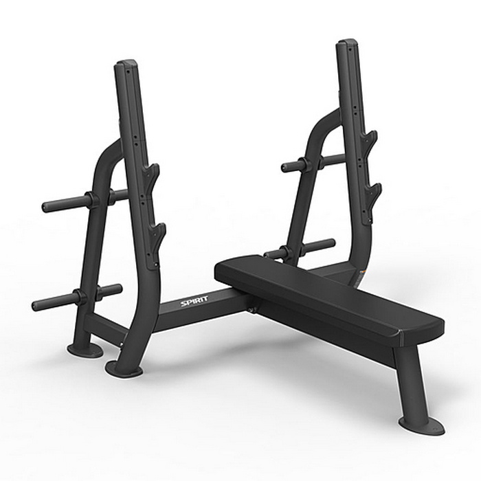 Олимпийская скамья горизонтальная Spirit Fitness SP-4209 700_700